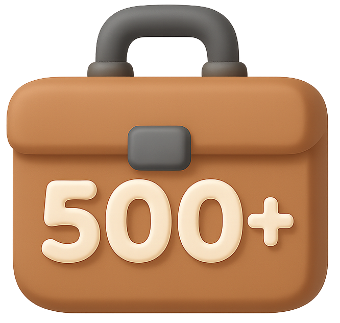 500+ Companies Served Icon