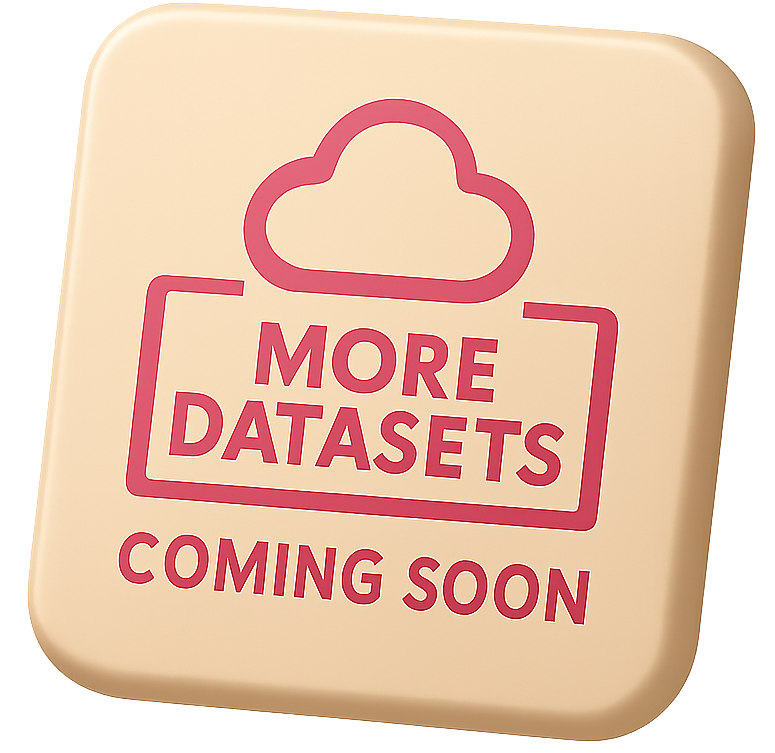 More Datasets Coming Soon Icon